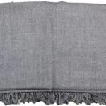 HimalayanKraft Men’s Shawl- Pure Wool Men Shawl- Grey Loi/Loe/Shawl