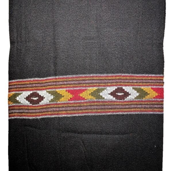 Cashmilon Black Shawl, Hand Woven Cashmilon Shawl, Kullu Shawl, Himachal Shawl, Buy Cheap Shawl Online, Embroidered Shawl, Shawl for Women, Shawl For Girls.