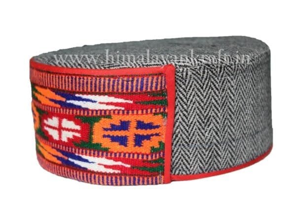 Himachal Cap (Topi)-Be a Pahari -Grey 