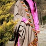 Loom Shawl Purely Hand Woven Kullu Handloom (Light Brown)