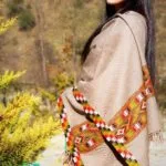 Loom Shawl Purely Hand Woven Kullu Handloom (Light Brown)