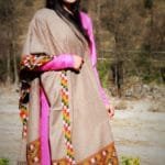 Loom Shawl Purely Hand Woven Kullu Handloom (Light Brown)