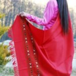 Himachal Shawls Women’s Shawl Pure Woolen (Red) – www.himalayankraft.in