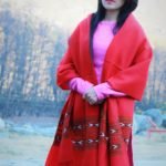 Himachal Shawls Women’s Shawl Pure Woolen (Red) – www.himalayankraft.in