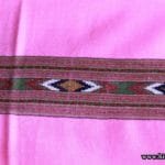 Pink Hand Woven Pure Wool Indian Shawl Himachal Handloom -www.himalayankraft.in