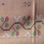 Pure Wool Kullu Hand Weaving Handloom Shawl Flower Embroidery-www.himalayankraft.in