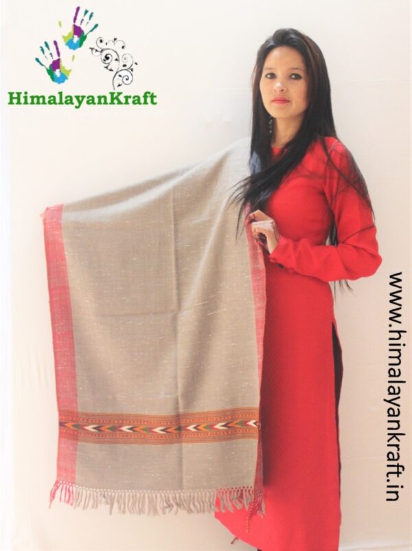 HimalayanKraft Handwoven Pure Wool Kullu Handloom Stole-www.himalayankraft.in