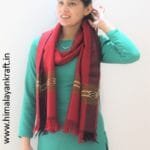 Stoles for Women : Buy Kullu Handloom Stole online At Best Price in India-www.himalayankraft.in