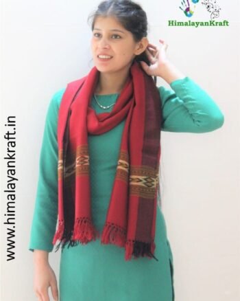 Pure Wool Stole | From World Famous Kullu Handloom-himalayankraft.in