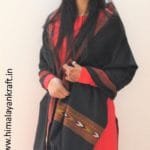 Kullu Designer Pure Wool Stole Woven in Handloom-www.himalayankraft.in