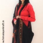 Kullu Designer Pure Wool Stole Woven in Handloom-www.himalayankraft.in