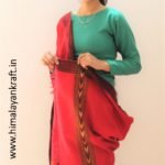 HimalayanKraft’s Handloom Ultra-Light Pure Wool Kullu Stole (Red)-www.himalayankraft.in