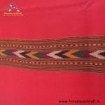 HimalayanKraft’s Handloom Ultra-Light Pure Wool Kullu Stole (Red)-www.himalayankraft.in