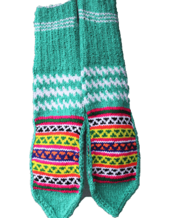 Himalayankraft Authentic Hand Knitted Ankle Length Socks for Kids and Baby