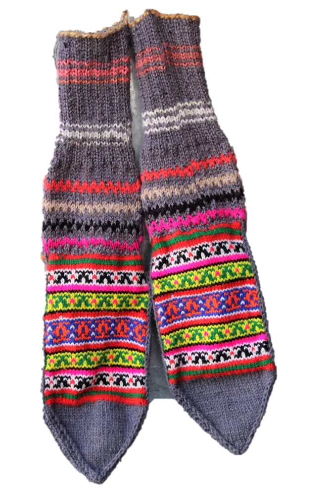 Himalayankraft Authentic Hand Knitted Ankle Length Socks for Kids and Baby Himalayankraft Authentic Hand Knitted Ankle Length Socks for Kids and Baby