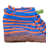 Hand Knitted Baby Woolen Booties (0-24 Months) 3 Pair- Blue Color