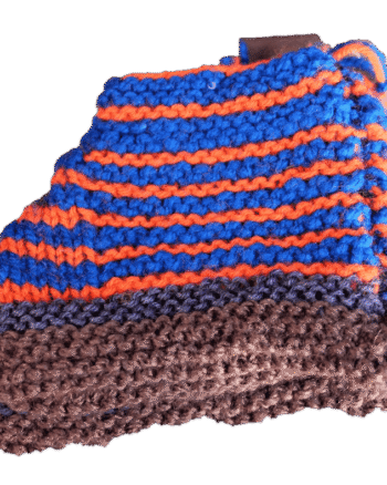 Hand Knitted Baby Woolen Booties (0-24 Months) 3 Pair- Blue Color