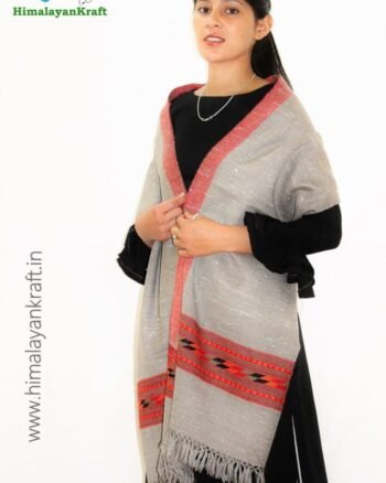 HimalayanKraft Hand Woven Pure Wool Kullu Handloom Girls Stole