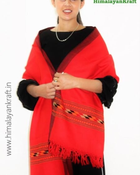 HimalayanKraft Hand Woven Pure Wool Kullu Handloom Stole