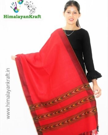 Purely Hand Woven Pure Wool Kullu Handloom Stole