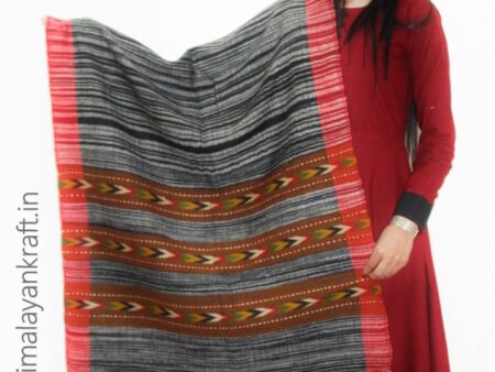 HimalayanKraft Handwoven Pure Wool Kullu Handloom Stole-www.himalayankraft.in