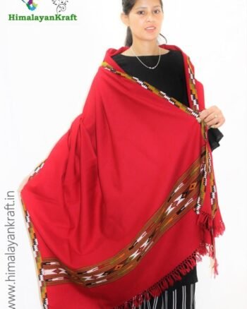 Purely Hand Woven Wool Kullu Handloom Shawl Online