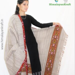 Buy HImalayanKraft Hand Knitted Pure Woolen Unisex Socks Kullu Handloom  with Beatiful Embroiderd Socks (Grey) at