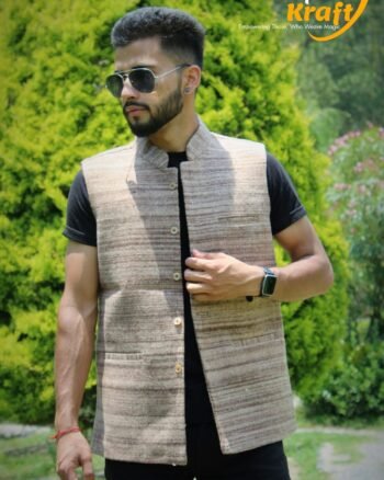 Outdoor Explorer Combo for Men | Sheep Wool Jacket, Muffler & Socks