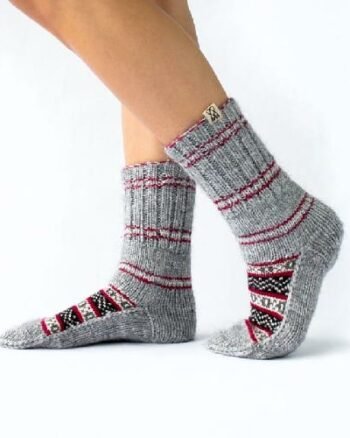 Himalayankraft Authentic Hand Knitted Calf Length Socks for Unisex