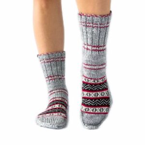 Himalayankraft Authentic Hand Knitted Calf Length Socks for Unisex