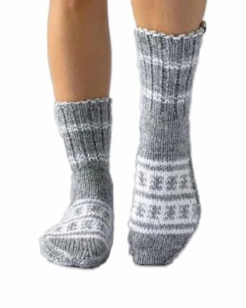 Himalayankraft Authentic Hand Knitted Calf Length Socks for Unisex