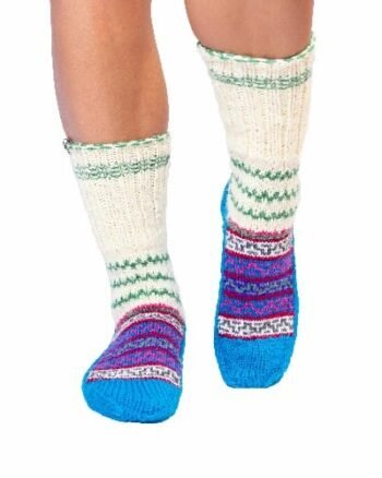 Himalayankraft Authentic Hand Knitted Calf Length Socks for Unisex
