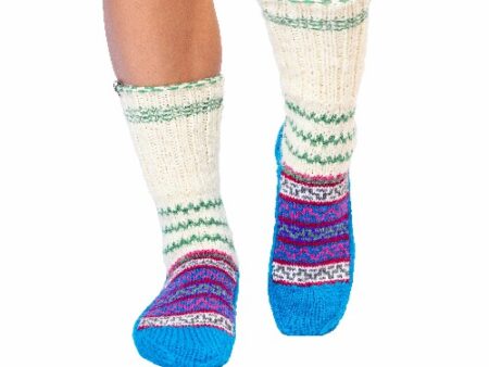 Himalayankraft Authentic Hand Knitted Calf Length Socks for Unisex