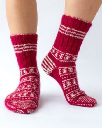 Himalayankraft Hand Knitted Calf Lenght Socks