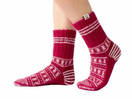 Himalayankraft Hand Knitted Calf Lenght Socks