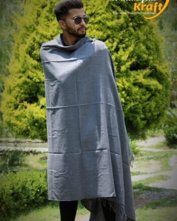 Men's Shawl Lohi, Chaadar, Meditation Shawl Wool/Angora/Merino