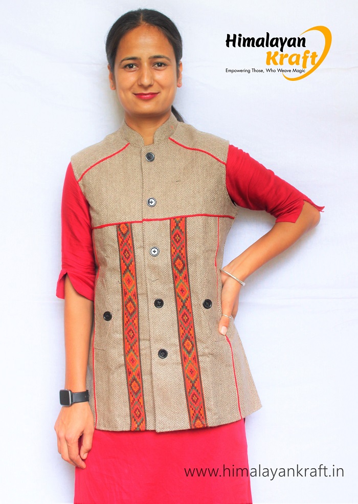 Green Cotton Embroidered Half Jacket – Rohit Kamra Jaipur