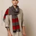 HimalayanKraft Men Muffler Purer Wool Handloom Brown