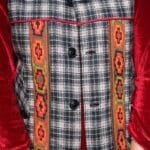 HimalayanKraft Women Kullu Handloom Design Short Half Jacket checked-4