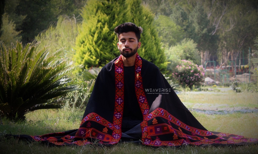 SHIVAM - Large Meditation Shawl Wrap