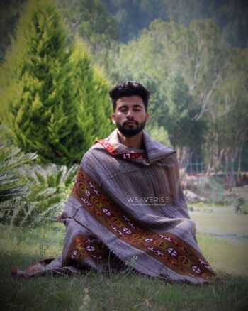 Himalayan Serenity : 100% Wool Meditation Wrap Prayer Shawl