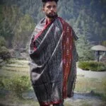 Meditation-Yoga-Prayer-Shawl-Loom-Woven-Pure-Yaak-Wool-Shade-Dark-Grey-1.5.jpg