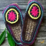 Black Design Hemp Pahadi Himachali Pulla Pullan Slipper 2