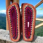 Hemp Pahadi Himachali Pulla Pullan Slipper – Red Orange-5