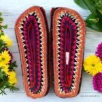 Hemp Pahadi Himachali Pulla Pullan Slipper – Red Orange-5