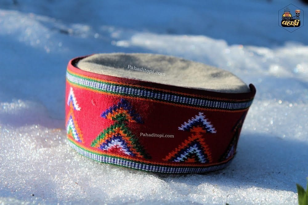 Kullu Handloom Himachali Cap Tree Design HimalayanKraft
