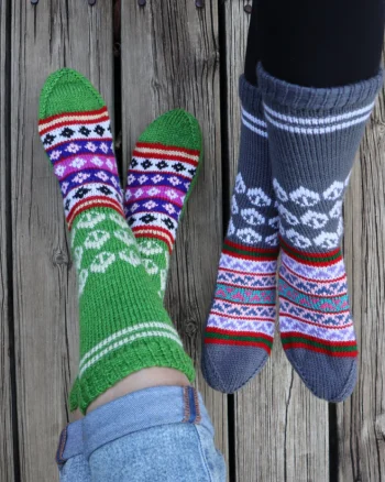 Hand-Knitted Socks Combo – Pure Wool Winter Essentials