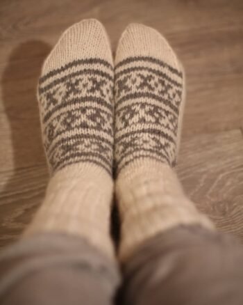Himachali Angora Socks – Handwoven Comfort from Kullu Manali