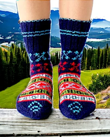 Cosy Himalayan Creations: Women-Crafted Knitted Socks