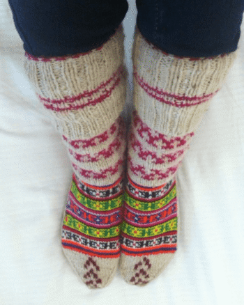Authentic Pure Wool Socks from Kullu – Hand-Knitted Warmth